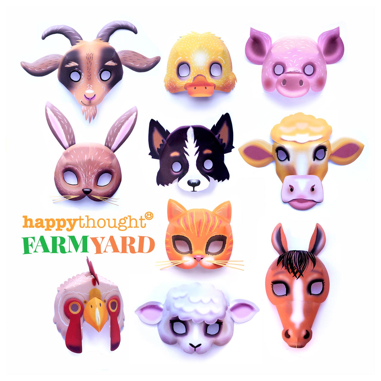 goat mask printable