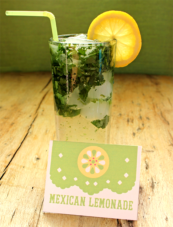 non alcoholic party drinks free printable mexican lemonade