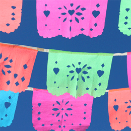 Papel picado tutorial, video and free template!