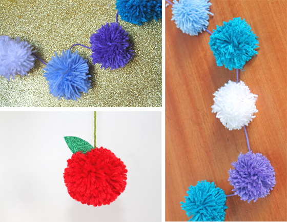 pom pom craft tutorial for the snowman and snowdog film