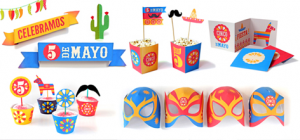Cinco de Mayo ideas. Printable templates fiestas &amp; parties • Happythought