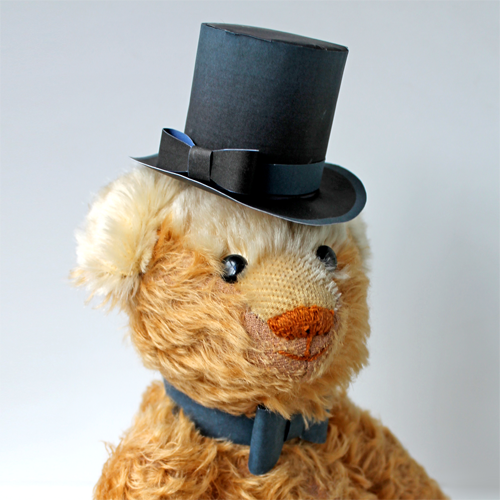 paper top hat templates or patterns for dressing up teddy