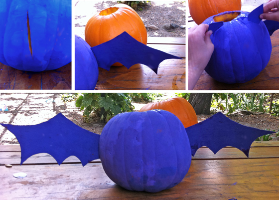 halloween pumpkin bat diy craft and tutorial for halloween