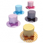 Diamond Party Hat Pattern. Print And Download 5 Mini Top Hats Templates!