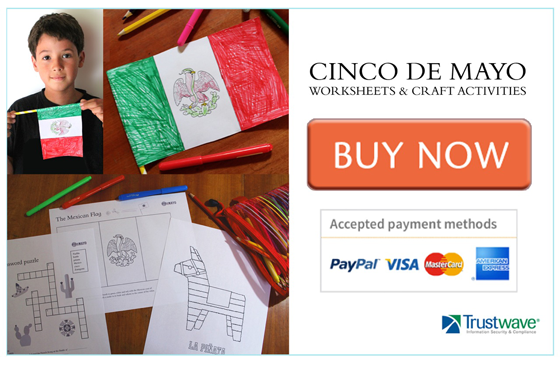 cinco de mayo worksheets school make crafts activities