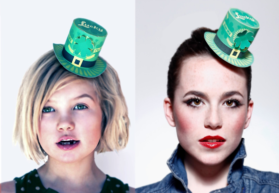 st patrick's day printables templates mini top hats designs