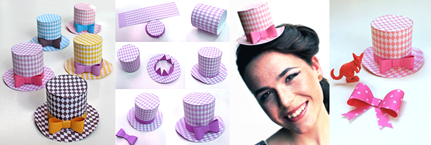 ideas no sew mini top hat formula party fashion