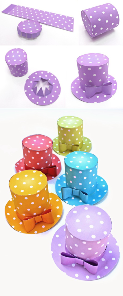 Mini Top Hats Printables: Mini Top Hat Templates. Wear One Today!