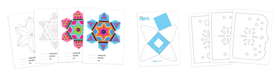 Mexican paper craft templates: DIY decorations for a fiesta!