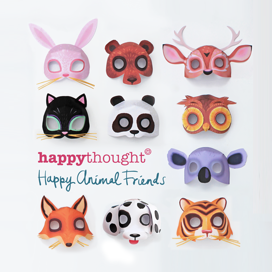 Printable animal masks. Download easy to make mask templates now!