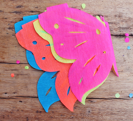 Day of the Dead: Crepe paper craft project butterfly papel picado decorations!