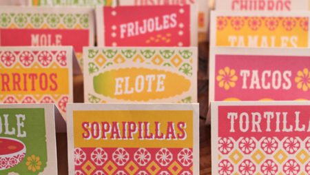 DIY printable Mexican food signs. Be creative today • Happythought