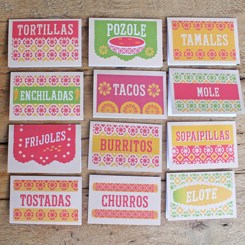 classic mexican food signs perfect happythought printables for fiestas