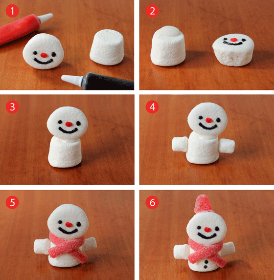 Quick and Easy Marshmallow Snowman Craft for Kids 