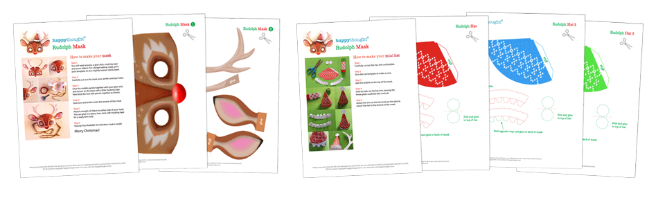 Rudolph mask pattern and template