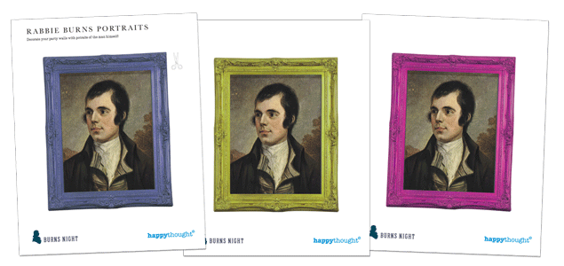 Burns night portraits by Alexander Nasmyth