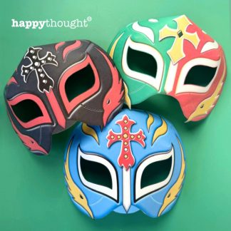 3 Rey Mysterioso wresting masks DIY