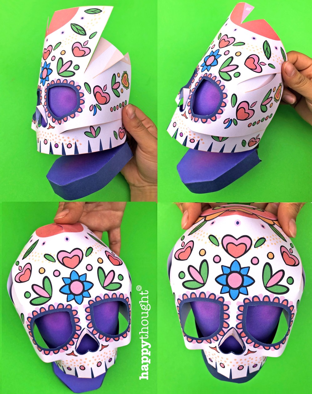 Calavera Skull puppet photo tutorial
