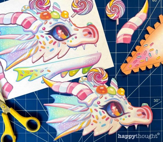 Candy Dragon Puppet craft: Fun + Easy Classroom Craft Ideas