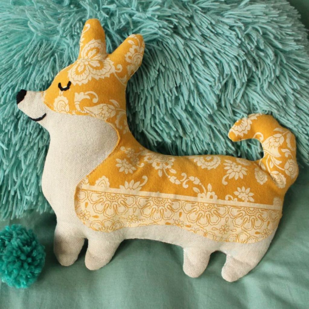 Make your own corgi cushion or plushie