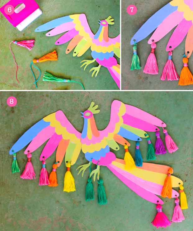 Mexican paper craft decorations. Be creative! • Happythought