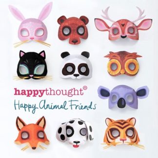 DIY papercraft animal mask templates for costumes and dress-up