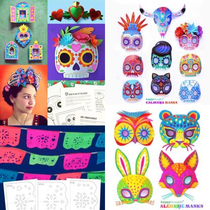 Day-of-the-dead-pack templates