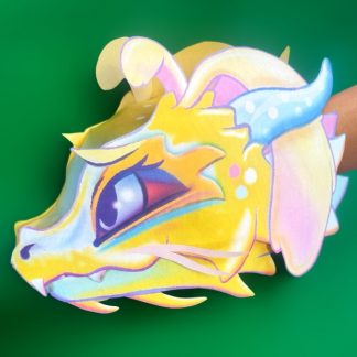 Easter Dragon template puppet Tutorial