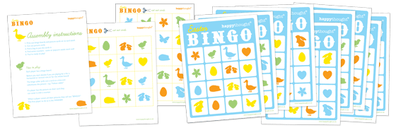 Printable Easter Bingo Cards