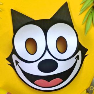 Felix-the cat mask template and tutorial