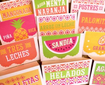 Printable Signs: Food & Drink. Get Crafty • Happythought