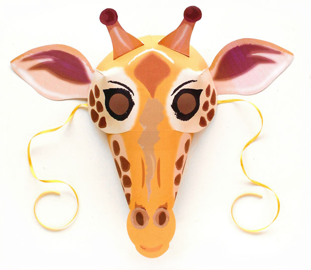 Giraffe mask and costume idea to dress up for world book day