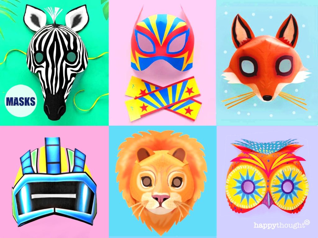 The best printable mask templates