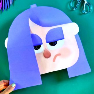How to make a lily mask costume mask