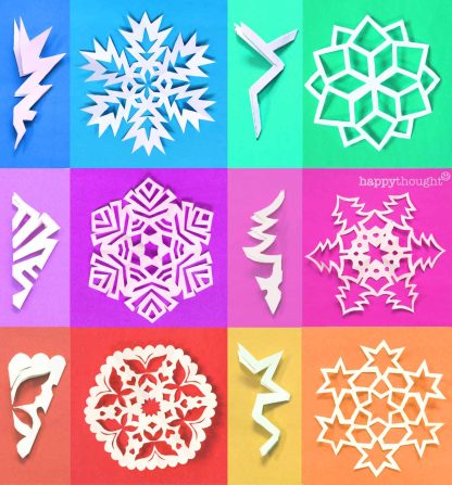 How to make a DIY paper snowflake with PDF printable templates