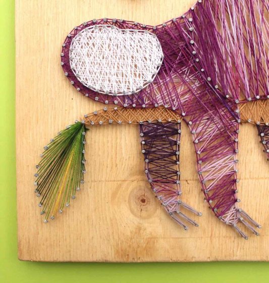 Sloth String art - Create your own beautiful wall. Get crafty ...