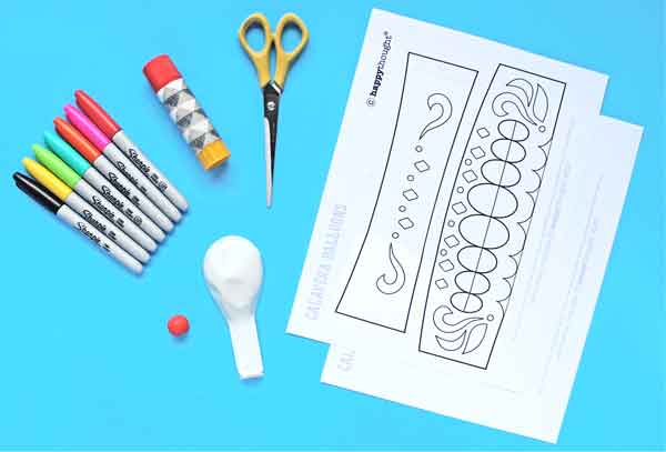 Day of the Dead: Craft project worksheets, printables and decorations •  Happythought