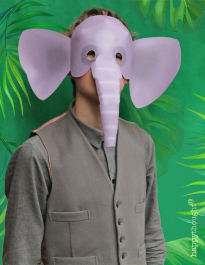 How to make your own paper elephant mask