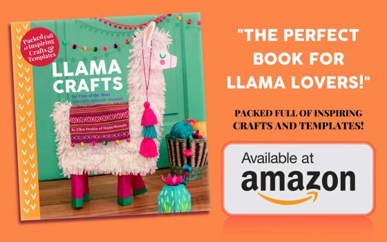 Llama Crafts book by Ellen Deakin available to buy on Amazon