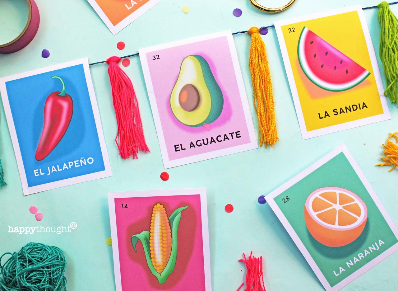 Mexican Lotería Cards Make your own stunning Lotería inspired crafts!