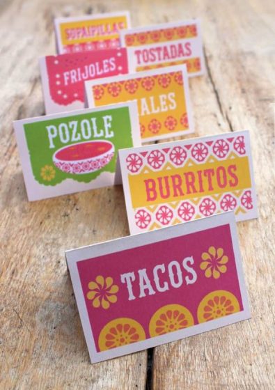 99 printable Mexican food and drink signs • Happythought