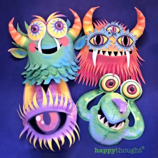 Monster mask tutorials and templates