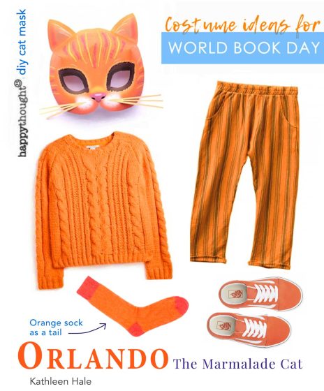 Orlando cat DIY home costume ideas with instantly printable paper mask