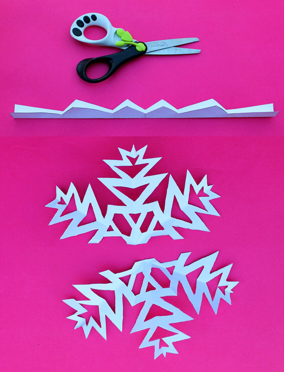 Paper craft decorations with simple PDF instructions: Happythought Holiday craft activity pack!