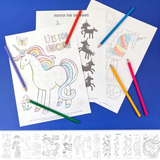Unicorn color in templates PDF