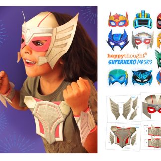 aaron wants to be a superhero-mask templates to download and make