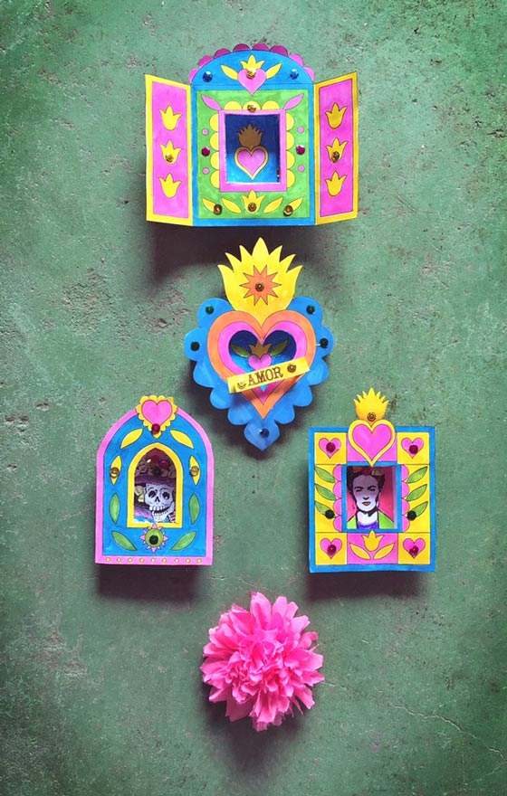 Nicho craft activity for Day of the Dead Easy DIY template + instructions!