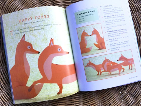 Easy projects for kids: Paper craft foxes!