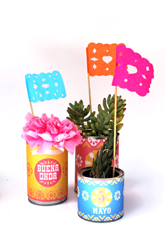 DIY papel picado flags!