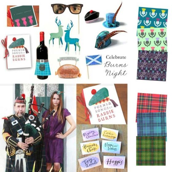 Papercraft pdf templates - Burns Night Supper ideas. Jan 25th 2016.